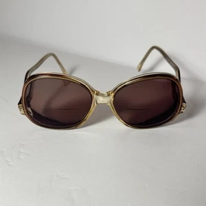 Vintage Marchon DELORES Oversized Taupe Stone Frames Only Made In France Quirky - Picture 1 of 23