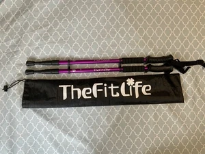 The Fit Life Adjustable Anti-Shock Trekking Poles - Picture 1 of 5