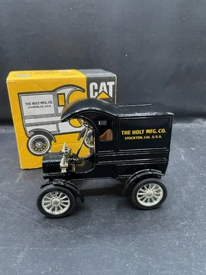 ERTL CAT Caterpillar 1905 Delivery Car Bank The Holt MFG Co #7709 Vintage  New - Image 1 of 4