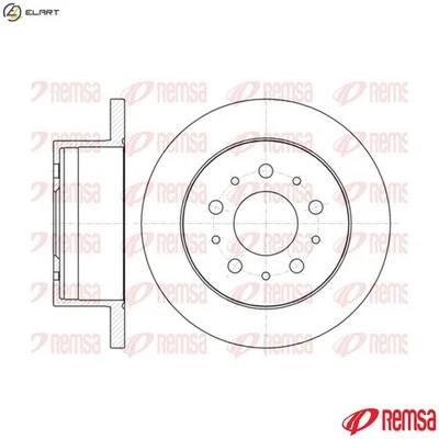 2x BRAKE DISC 61055.00 FOR PEUGEOT MANAGER/Van/Bus/Platform/Chassis BOXER 2.2L - Image 1 of 4