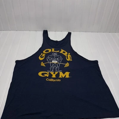 Vintage Golds Gym California Blue Mens Tank Top* - Image 1 of 4