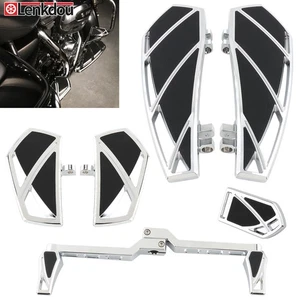 Phantom Floorboards Foot Pegs Shifter Levers Brake Pedal Kit For Harley Touring  - Picture 1 of 13