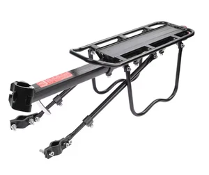 Porte-bagages arrière vélo aluminium – support siège VTT 54×14 cm charge 100 kg - Imagen 1 de 10