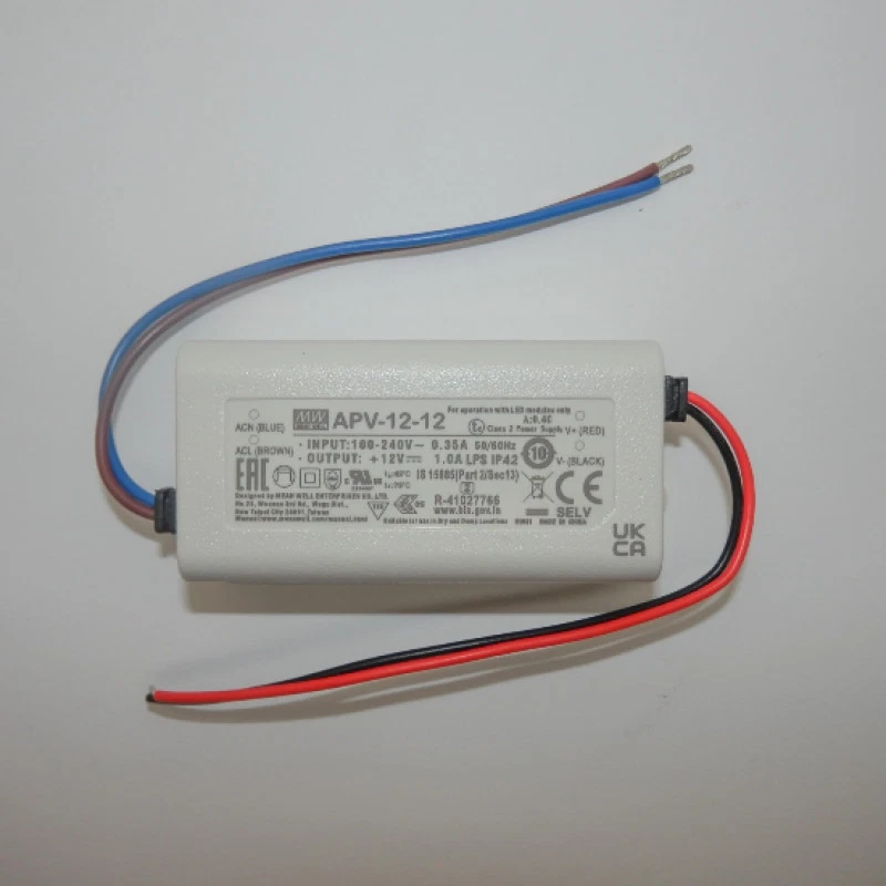 Mean Well APV-12-12 APV-12 Series 12W Single Output Switching Power Supply - Image 1 of 1