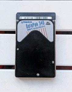 Disque dur Kingston DataPak 340 Mo PCMCIA modèle 8340PA - Photo 1/4