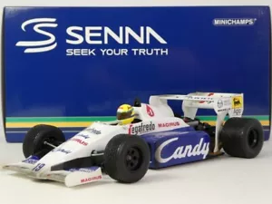Minichamps Toleman TG184 #19 Ayrton Senna 2nd Monaco 1984 DIRTY 1/18 540843819 - Foto 1 di 4