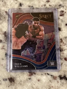 2022 Panini WWE Select Trick Williams Retail Ringside Red and Blue Rookie RC - Picture 1 of 2