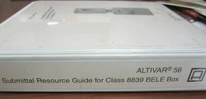 Square D Altivar 56 Submittal Resource Guide for Class 8839 Bele Box - Picture 1 of 3