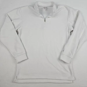 Spyder Kids Size XXL White Fleece 1/4 Zip Pullover Logo Outdoors Skiing Jacket - Picture 1 of 8