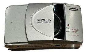 Samsung Platinum Series Zoom Fino 115s analoge Kompaktkamera 35 mm. Ungetestet - Bild 1 von 8