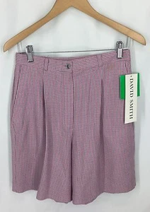 David Smith Multi Color Walking Shorts Womens Size 10 Vintage See Measurements - Picture 1 of 12