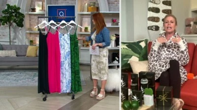 G.I.L.I. Regular Pull On Chiffon Tank Jumpsuit-Green Scroll-3X-NEW-A399051 - Imagem 1 de 2