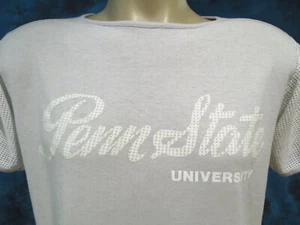 vintage 80s PENN STATE UNIVERSITY JERSEY T-Shirt S/M nittany lions football thin - Picture 1 of 7