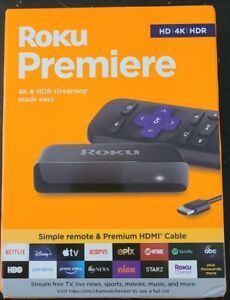 Roku Premiere 3920R HD/4K/HDR Streaming Media Player,Latest Version!