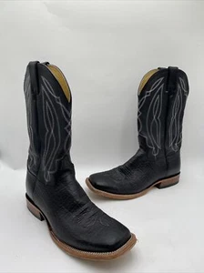 Tony Lama Men's Sealy Western Boots Black Size 13D - Picture 1 of 8