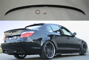 ALERON BMW SERIE 5 E60 ALERÓN DESDE 2003 A 2010 NEGRO BRILLO SPOILER - Imagen 1 de 4