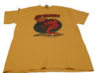 Captain Bob's Fresh Seafood Quakertown  Pennsylvania Large Yellow T-Shirt