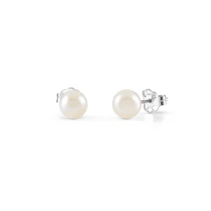 Orecchini con perle in oro bianco 18 kt BLISS - Foto 1 di 1