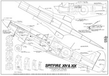 spitfire plan for control line stunt