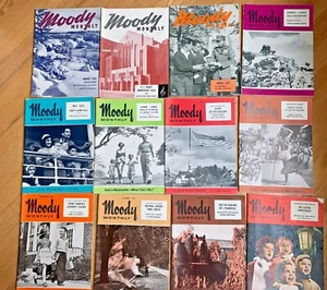 12-1955 MOODY MONTHLY Magazine  MOODY BIBLE INSTITUTE Evangelical School Chicago - Picture 1 of 12