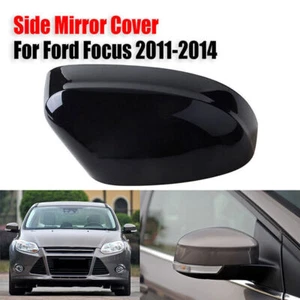 FOR Ford Focus MK2 08-11 MK3 11-14 Gloss Door Side Mirror Cover Trim Cover Right - Picture 1 of 8