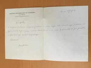 Lettera autografa di Carlo Salinari - Picture 1 of 1