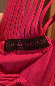 Little Mistress Maxi Strandkleid - rosa - Makramee Detail am Rücken - Größe 18 - Bild 1 von 7