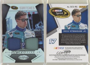 2016 Certified Sprint Cup Swatches Mirror Silver /199 Ricky Stenhouse Jr