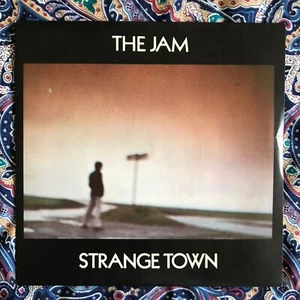 THE JAM- STRANGE TOWN/BUTTERFLY COLLECTOR- 7" 45rpm Vinyl Single Record Mod UK - Picture 1 of 4
