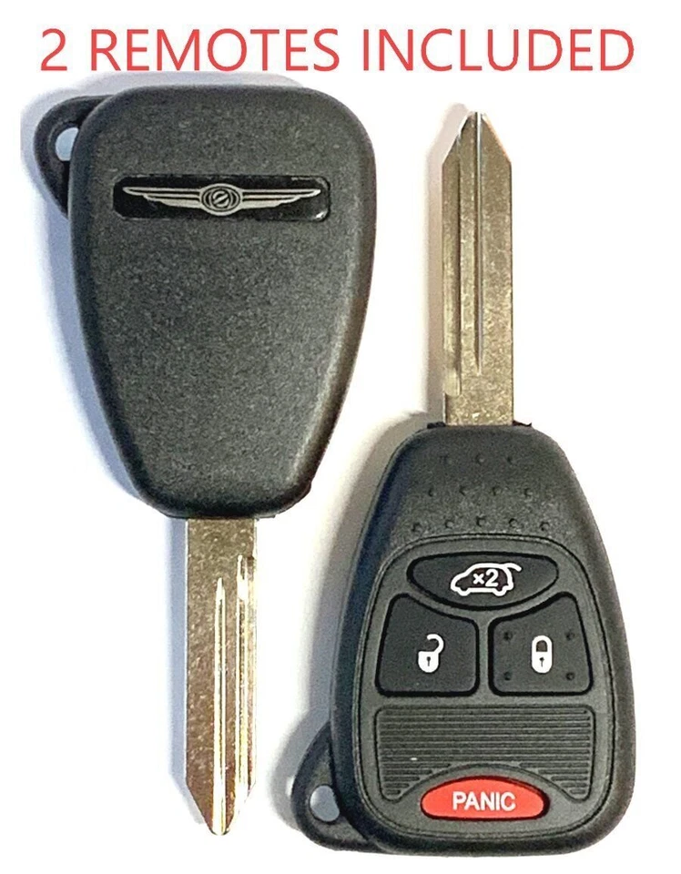 2 件克莱斯勒 Pacifica 2004-08 遥控钥匙链 M3N5WY72XX 质量最好 美国卖家 — 第 1/2 张图片