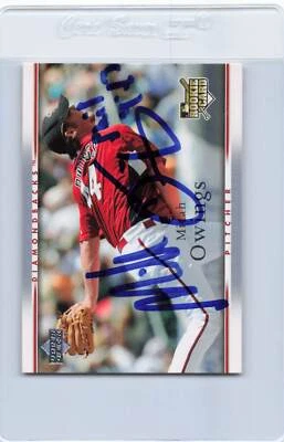 2007 Upper Deck #524 Micah Owings Diamondbacks Signed Auto *H8217 - Image 1 of 2