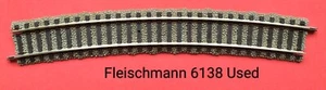Fleischmann HO scale 6138 section of curve track - Used - Picture 1 of 1