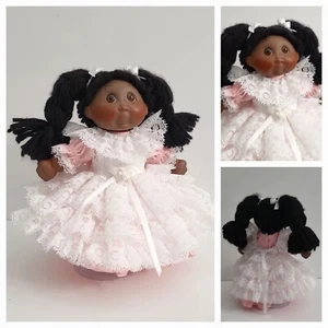Muñeca de porcelana vintage de 9" repollo parche "como" - porcelana articulada total - Imagen 1 de 8