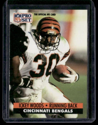 Ickey Woods 1991 Pro Set #467 Cincinnati Bengals - Image 1 of 2