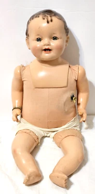 Vintage Effanbee Lovums Heartbeat 18" Baby Doll *Works* - Image 1 of 4