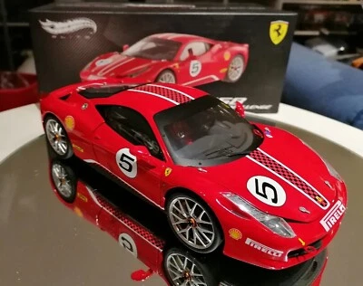 How Wheels Elite 1/18 Ferrari 458 Ita Challenge MINT Original Box Discontinued! - Immagine 1 di 4