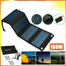 Portable 100W Solar Panel Foldable Power Bank For Outdoor Camping Phone Charger