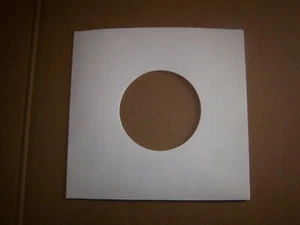 1 Various Record PLUS a 200 ct 7" 45 rpm White Paper Inner Sleeves Hole To view. - Imagen 1 de 2