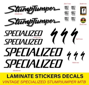 Stumpjumper resto bike frame decals mtb stickers / 5 colors choice - Foto 1 di 14
