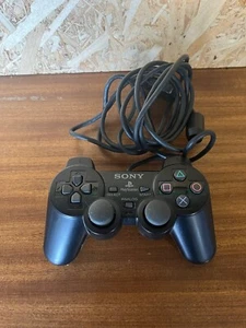 Official Sony PS2 PlayStation 2 Black DualShock 2 Controller - SCPH-10010 - Picture 1 of 3