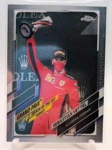 2021 Topps Chrome Formula 1 F1 #158 Sebastian Vettel Scuderia Ferrari - Picture 1 of 3