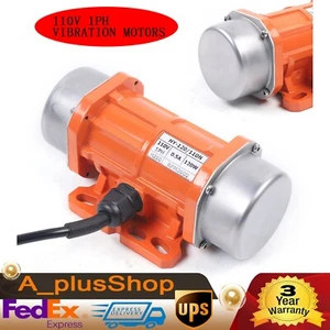 Vibration Motor Vibrating Vibrator Single Phase w/ Controller 3450RPM 120W 110V - Picture 1 of 14