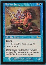 Fleeting Image FOIL Urza's Legacy PLD Blue Rare MAGIC CARD (ID# 246866) ABUGames