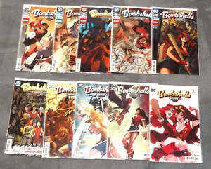 DC Comics Bombshell United #1-11 (inkl.) 10 fast neuwertig Ausgaben 2017 Wonder Woman Batgirl - Bild 1 von 4