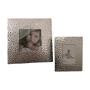 Cornice in alluminio con trama argento - Foto 1 di 5