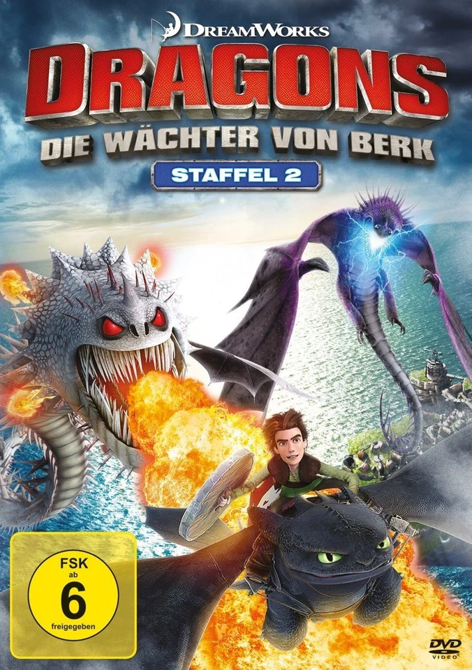 4 DVDs * DRAGONS - DIE WÄCHTER VON BERK - STAFFEL 2 # NEU OVP + - Bild 1 von 1