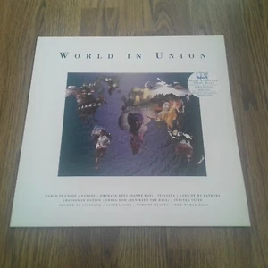 WORLD IN UNION - VARIOUS ARTISTS LP A1 B1 1991 COLUMBIA BARELY PLAYED NEAR MINT - Picture 1 of 5