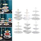 3 Tier Detachable Cake Stand European Style Dessert Table Plates Tray Fruits