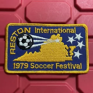 Reston International Soccer Tournament Sew On Patch Pre Owned Vintage 1979 - Picture 1 of 2
