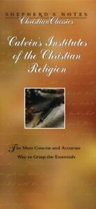 Calvin's Institutes of the Christian Rel- Kirk Freeman, 9780805492002, paperback